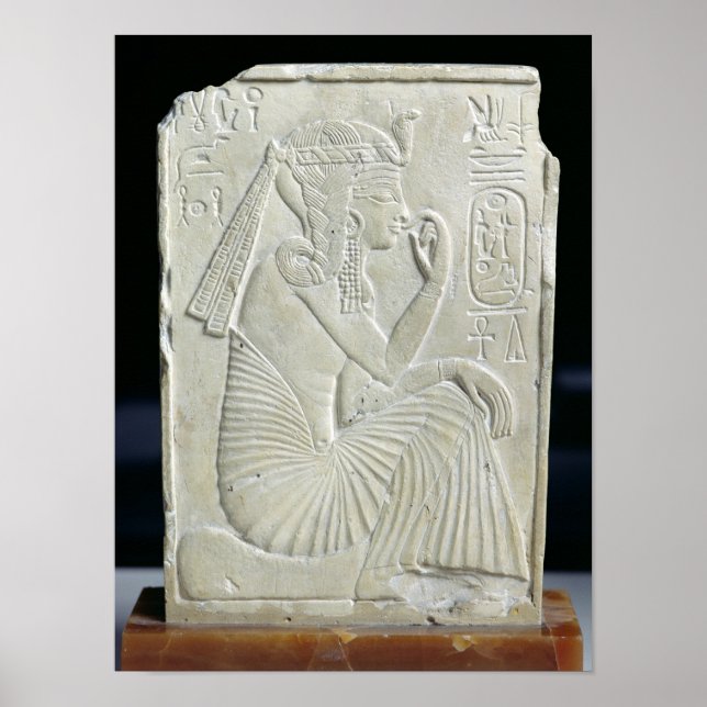 Bistånd som skildrar Ramesses II som barn Poster (Framsidan)