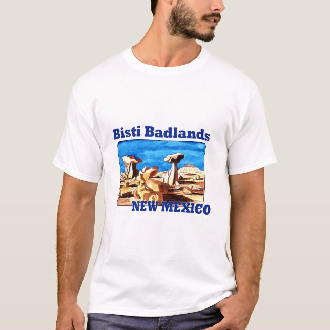 Bisti Badlands, New mexico T Shirt (Framsida)