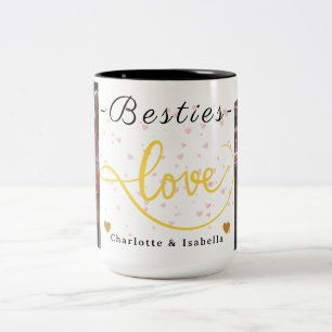 Bisties Kärlek Coffee Mugg - Cute Best Friends Gif