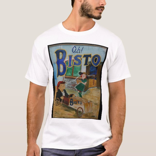 Bisto vintage affisch tröja (Framsida)