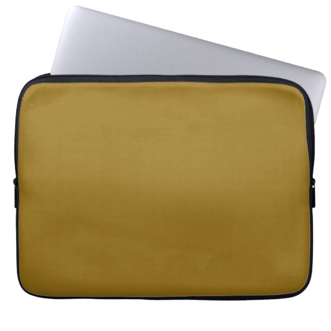 Bistre Brown (fast färg) Laptop Fodral (Framsidan)