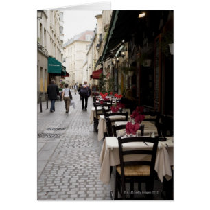 Bistro i Paris 2 Hälsningskort
