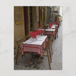 Bistro i Paris Vykort