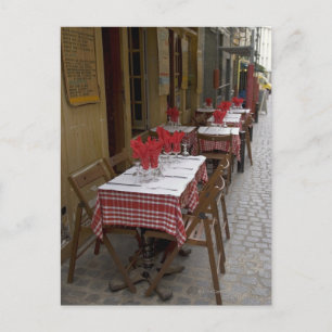 Bistro i Paris Vykort