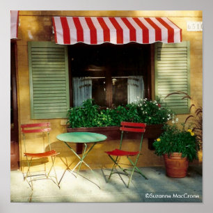 Bistro - Kanvastryck Poster