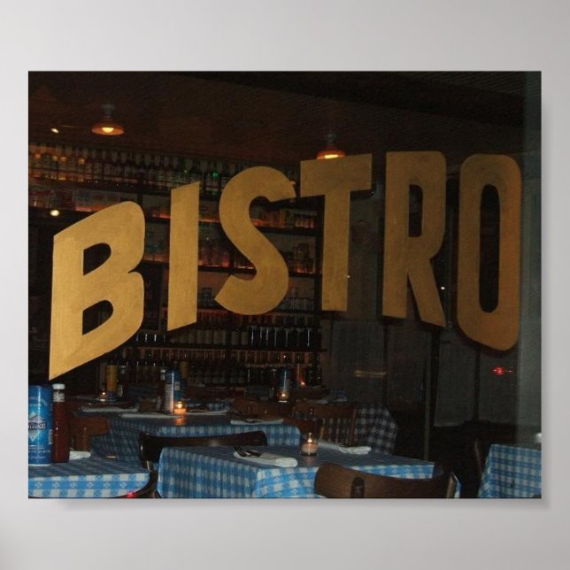 Bistro Poster (Framsidan)