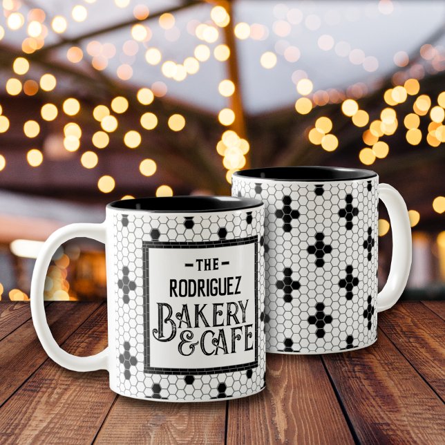 Bistro Tile Personlig mugg (Skapare uppladdad)