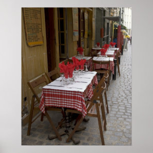 Bistroer i Paris Poster