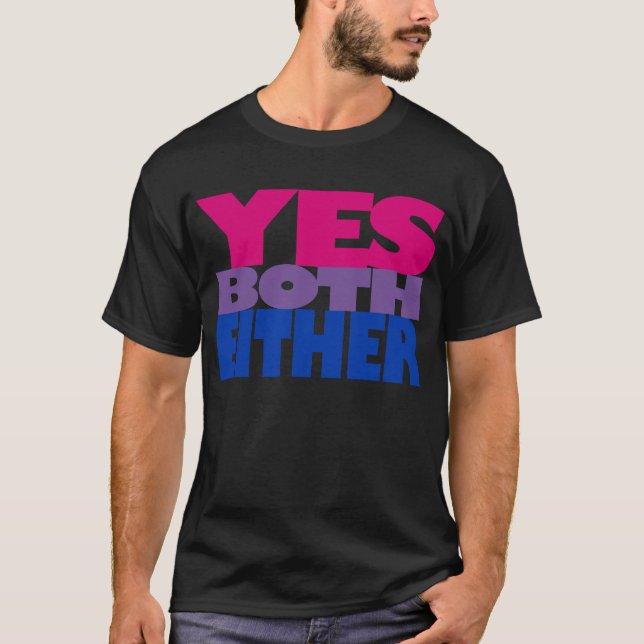 Bisynlighet: Ja båda, endera (design 2) Tee Shirt (Framsida)