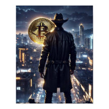 Bit Coin Cowboy Poster Art