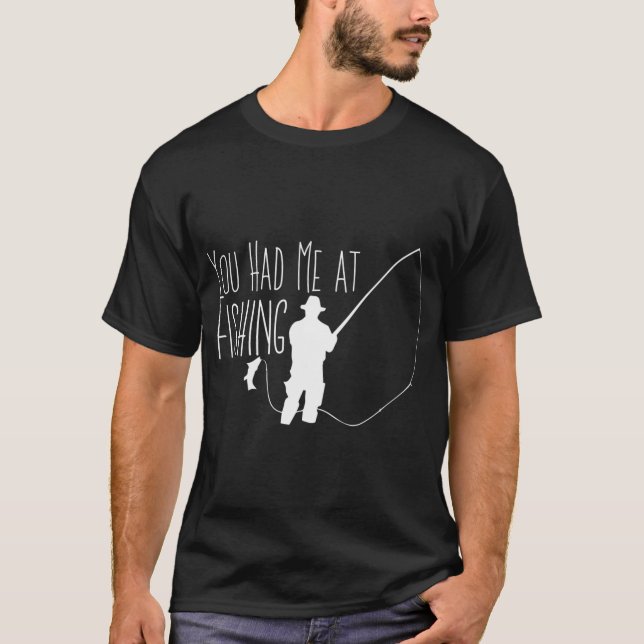 Bit Me Present till Fiskaren T Shirt (Framsida)