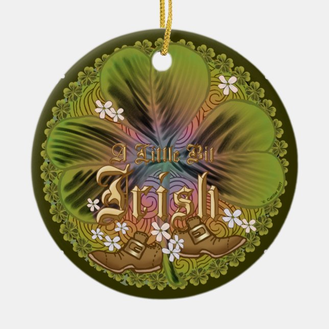 Bit O Irish Julgransprydnad Keramik (Framsidan)