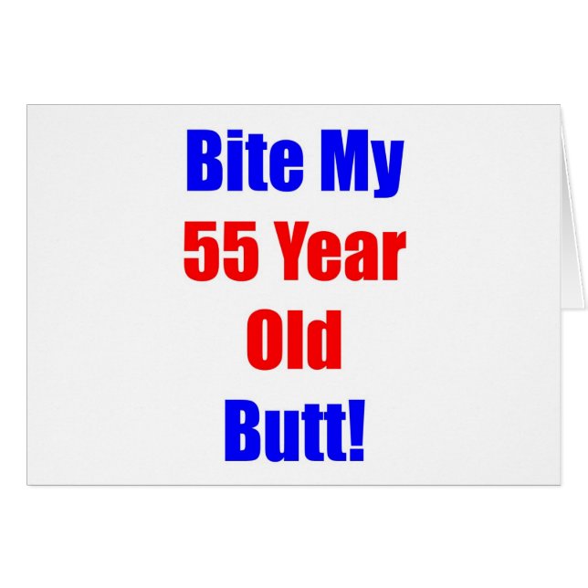 Bita 55 min ända hälsningskort (Framsidan Horizontal)