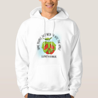 Bita äpplet skjorta hoodie