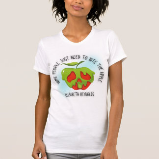 Bita äpplet skjorta t shirt