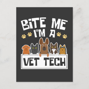 Bita att jag är veterinär. vykort