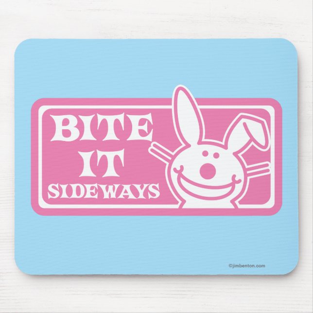 Bita det från sidan musmatta (Framsidan)