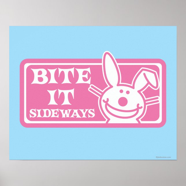 Bita det Sideways Poster (Framsidan)