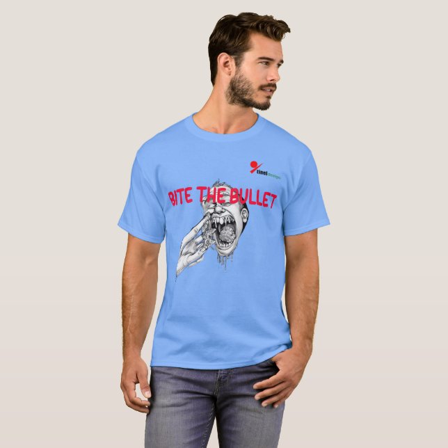 "Bita ihop" T-Shirt | Acceptera utmaningen (Hel framsida)
