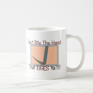 Bita inte den räcka RÖR YA Kaffemugg