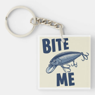 Bita Me Fishing Lure Acrylic Keychain