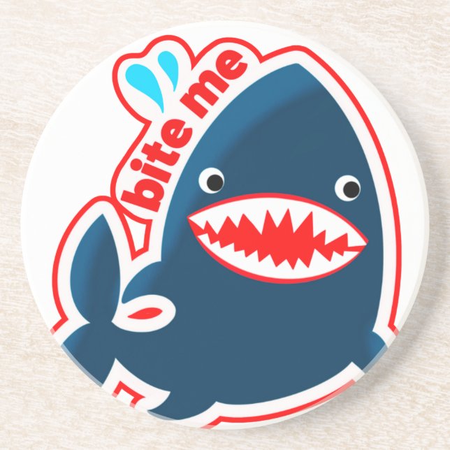 Bita Me Shark Underlägg (Framsidan)