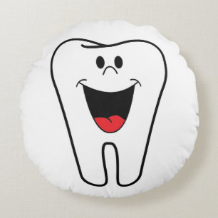 "BITA ME" TOOTH RUND KUDDE