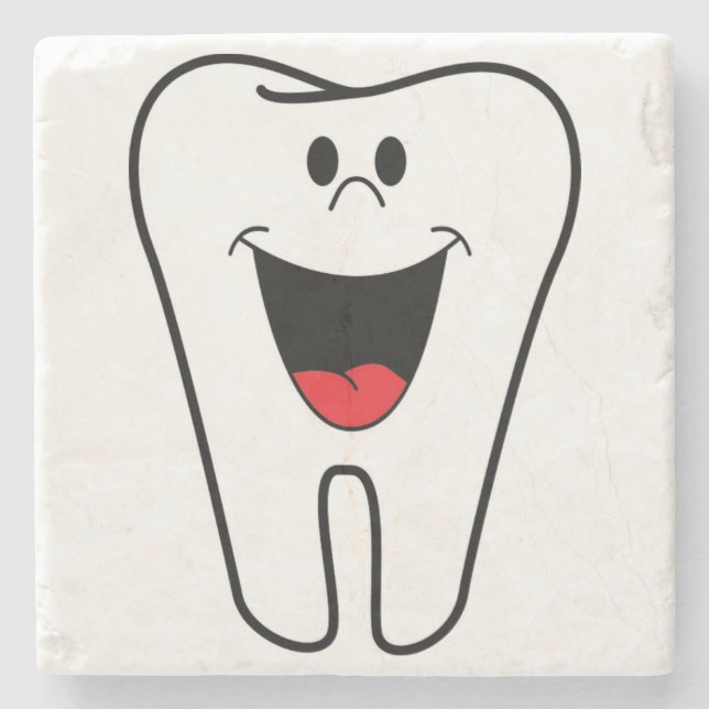 "BITA ME" TOOTH UNDERLÄGG STEN (Framsidan)