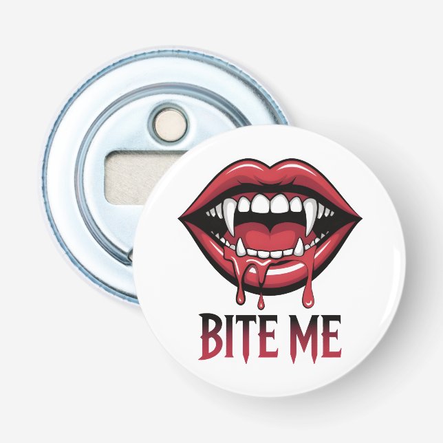 Bita Me Vampire Mouth Flasköppnare (Framsidan)