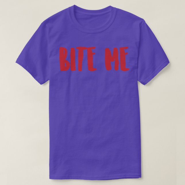 Bita Me Vampires and Fishentusiast Ensemble T Shirt (Design framsida)
