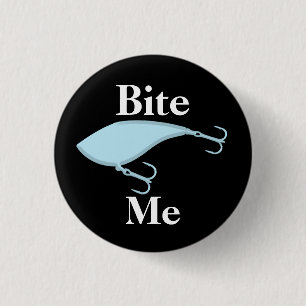 Bita mig Baby blue fisketur Knapp