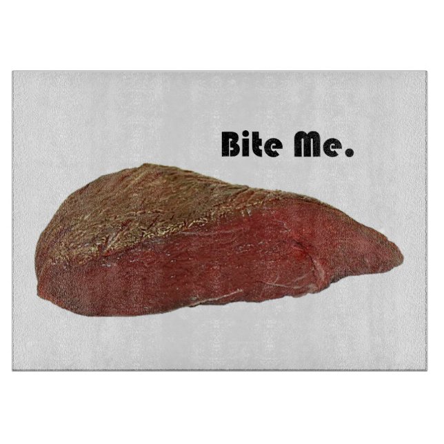 Bita mig det roliga skämtet för Steaknötköttvitsen (Framsidan)