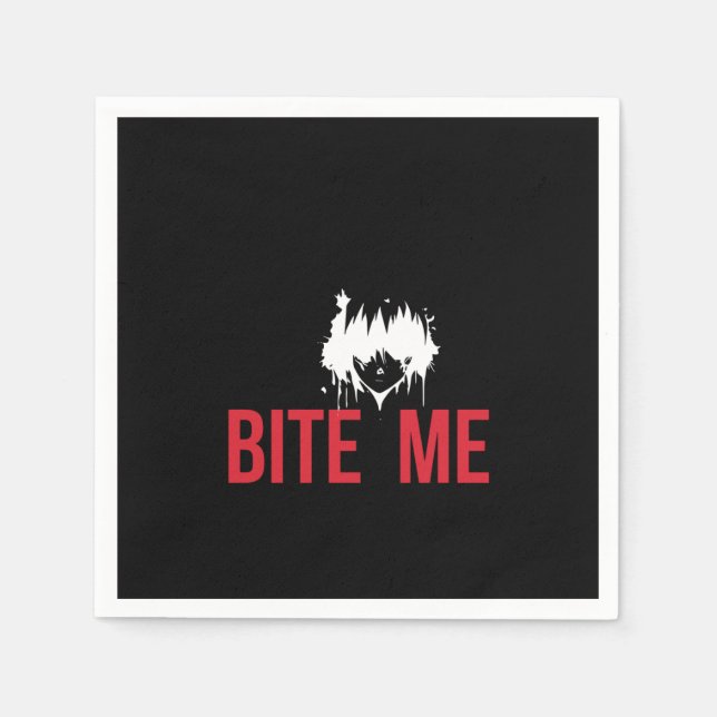 Bita mig: En skaka och pysslande twist" Pappersservett (Framsidan)