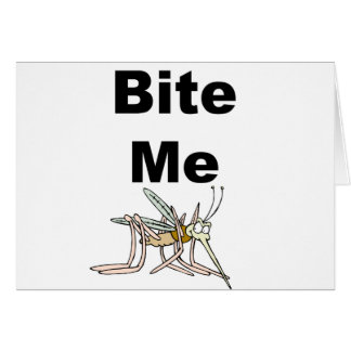 Bita mig hälsningskort