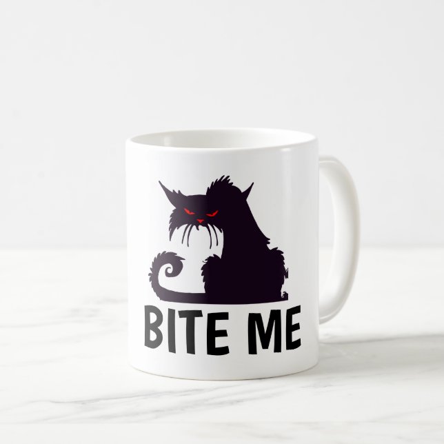 BITA MIG, KATTUNGE ROLIG KAFFEKOPP (Framsida höger)
