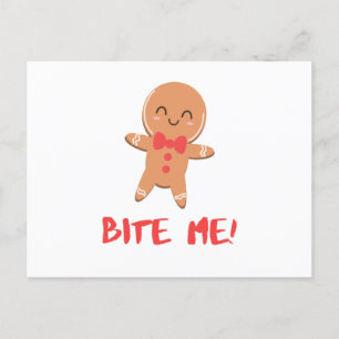 Bita mig! Pepparkaksgubbe Vykort