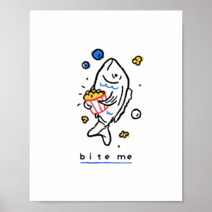 Bita mig poster