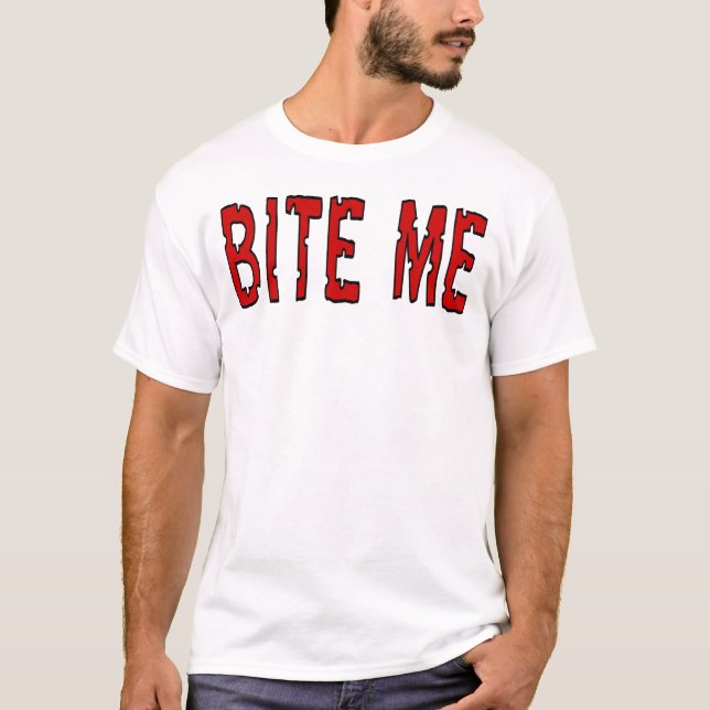 Bita mig t-shirt (Framsida)