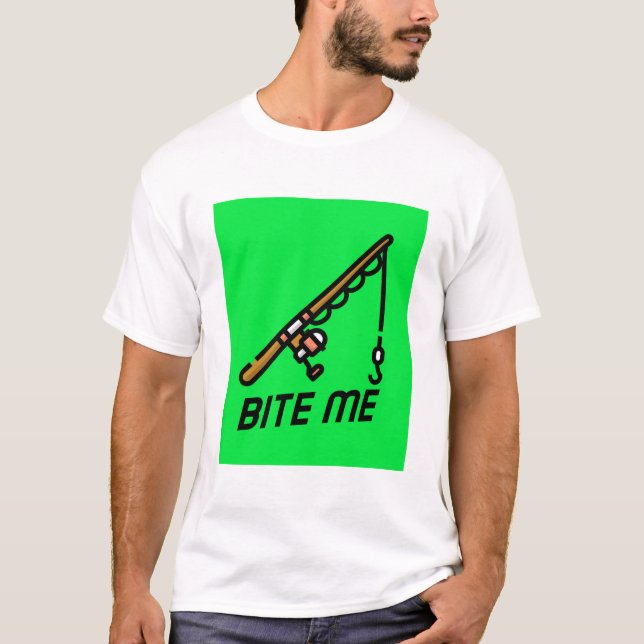 Bita mig t shirt (Framsida)