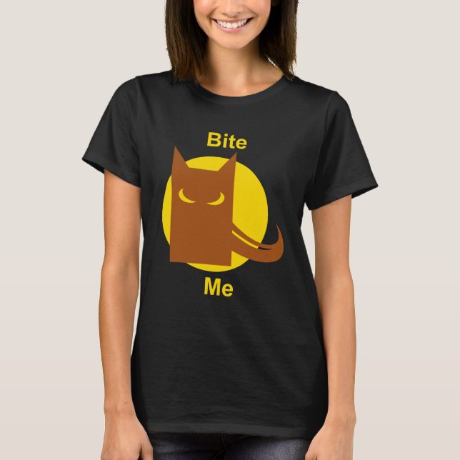 Bita mig t shirt (Framsida)