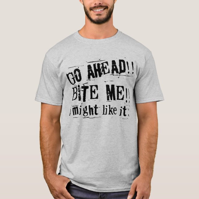 bita mig tee (Framsida)