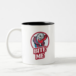 Bita mig Två-Tonad mugg