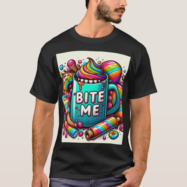 BITA MIG - UTTRYCK DINA KÄNSLOR T SHIRT (Framsida)