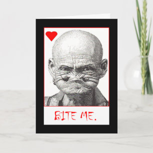bita mig valentinen (eller anti alla hjärtans helgkort