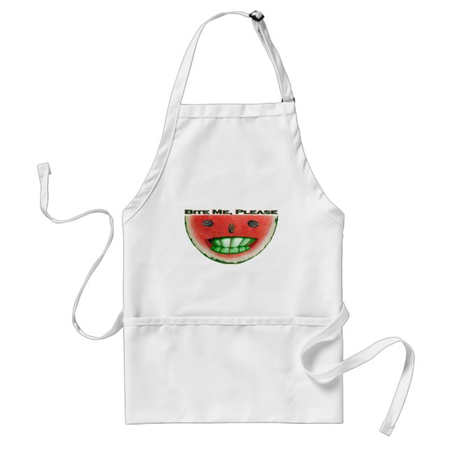 Bita Mig Vattenmelon Förkläde (Framsidan)