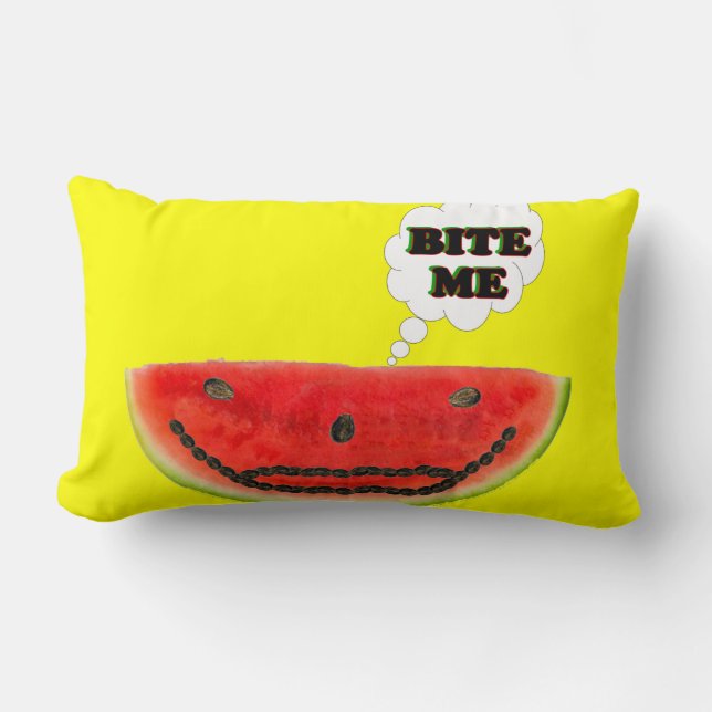 Bita Mig Vattenmelon Kudde (Framsida)