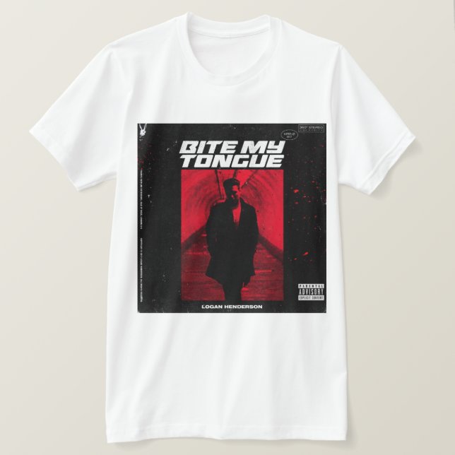 bita min tunga t shirt (Design framsida)