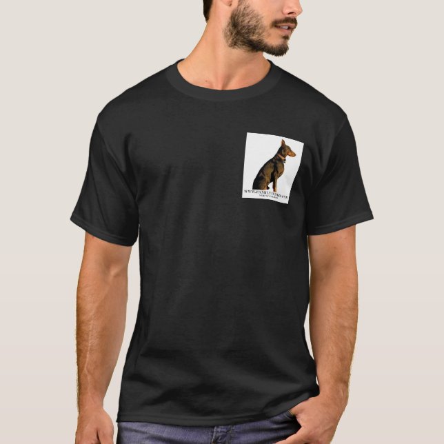 Bita ut ur brott tee shirt (Framsida)