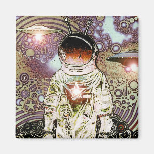 Bitar av utrymme - astronaut V MagNEAT-O Magnet