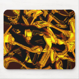 Bitar eller bagass av uttorkat mandarinskal musmatta